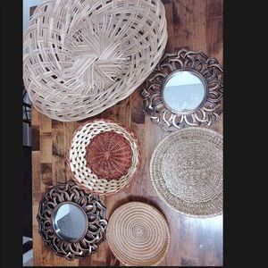 Wicker set of 6